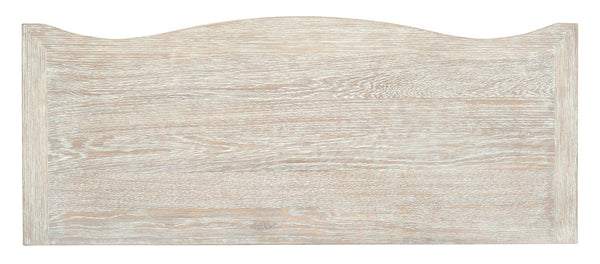 Hooker Furniture Serenity Monterey Five Drawer Chest — Surf Whitewashed Oak, Cedar-Lined Bottom, Felt Top Drawer, Champagne Pulls 6350-90010-80