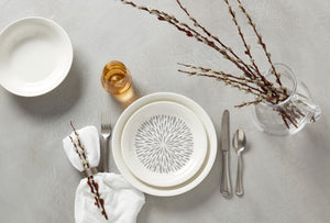 Lenox Profile White Porcelain 4-Piece Dinner Plate Set White, WHITE PORCELAIN 891166