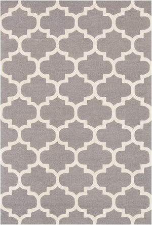 Surya Pollack 8' X 8' Handmade Wool Rug - Rustic Charm, Cozy Vibes, Durable Medium Pile, Spot Clean Only Gray Wool Awah2033-36rd