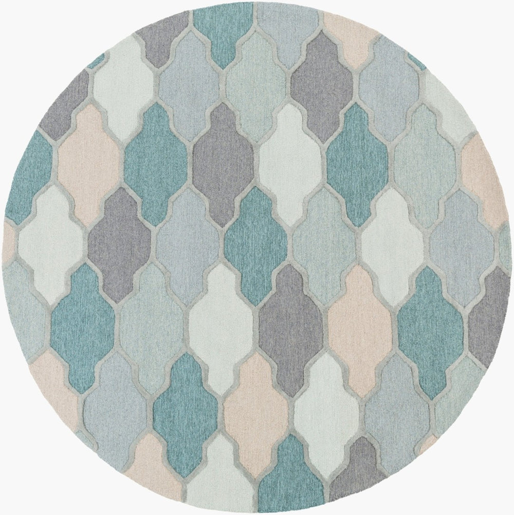 Livabliss Pollack Hand-tufted Wool Area Rug Country Cottage Style for Bedroom or Entryway AWAH2036-36RD