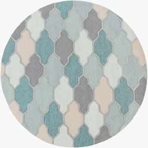 Livabliss Pollack Hand-tufted Wool Area Rug Country Cottage Style for Bedroom or Entryway AWAH2036-36RD