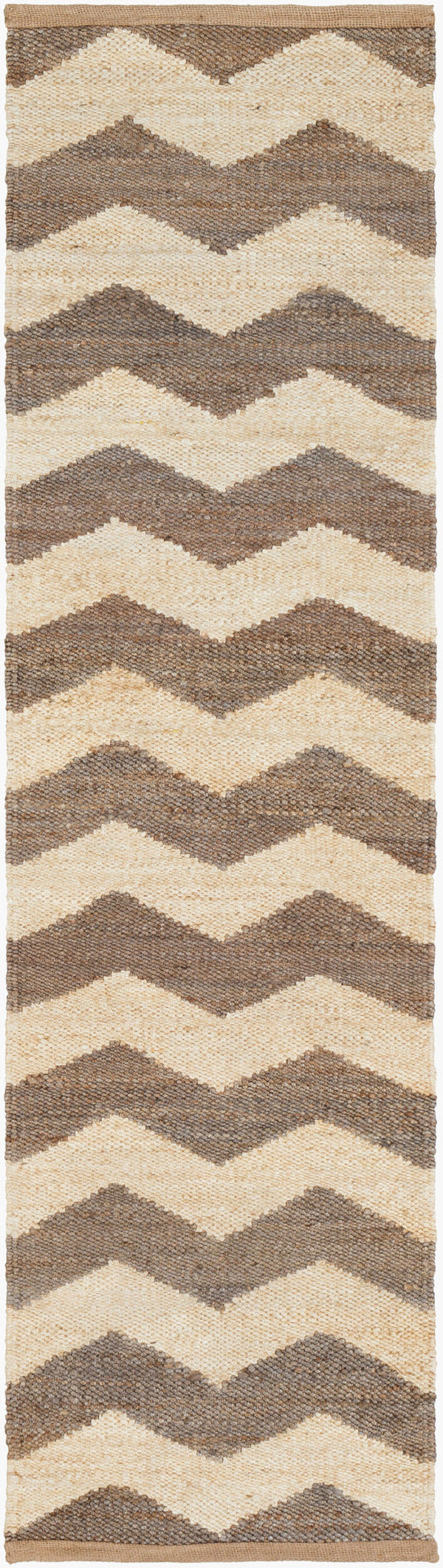 Surya Portico 2'3" X 10' Handmade Jute Rug - Elegant Global Design For Eclectic Home Decor Charm! Wheat Jute Awar5017-238