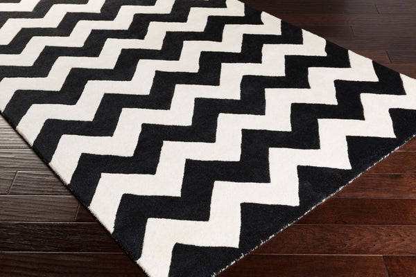 Surya Transit Awat-2036 8' X 8' Hand-tufted Wool Rug - Modern Decor With Medium Pile, Spot Clean Only Cream Wool Awat2036-8rd