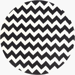 Surya Transit Awat-2036 8' X 8' Hand-tufted Wool Rug - Modern Decor With Medium Pile, Spot Clean Only Cream Wool Awat2036-8rd