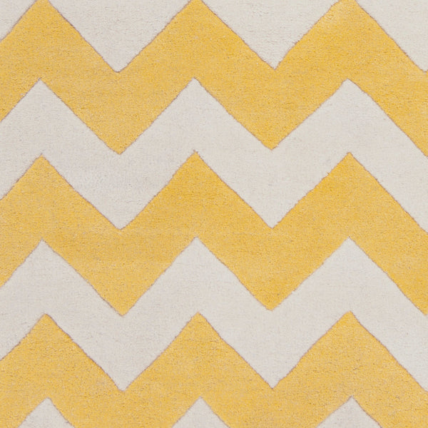 Surya Transit Awat-2036 8' X 8' Hand-tufted Wool Rug - Modern Decor With Medium Pile, Spot Clean Only Mustard Wool Awat2043-8rd