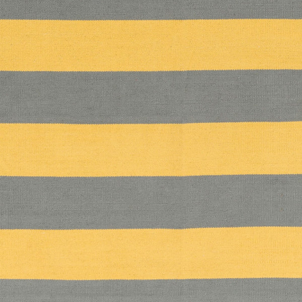 Surya City Park Awcp-3061 2'6" X 10' Handmade Cotton Rug - Modern Decor, Durable, No Pile, Spot Clean Only! Mustard Cotton Awcp3061-2612