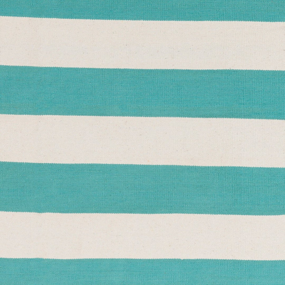 Surya City Park Awcp-3061 2'6" X 10' Handmade Cotton Rug - Modern Decor, Durable, No Pile, Spot Clean Only! Aqua Cotton Awcp3067-2612