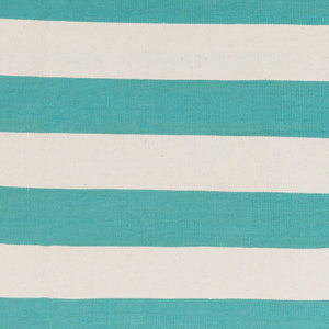 Surya City Park Awcp-3061 2'6" X 10' Handmade Cotton Rug - Modern Decor, Durable, No Pile, Spot Clean Only! Aqua Cotton Awcp3067-2612