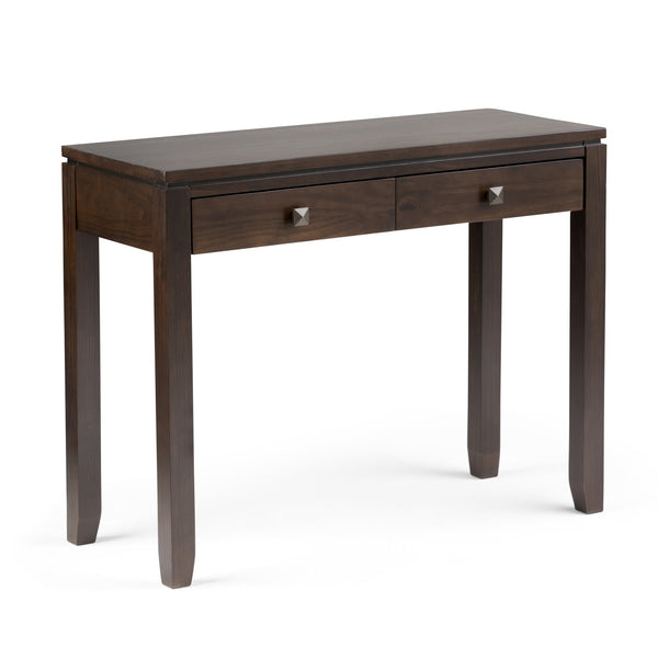 English Elm Cosmopolitan Console Sofa Table In Rich Mahogany Brown - Stylish Storage & Versatile Décor Piece B136P159518