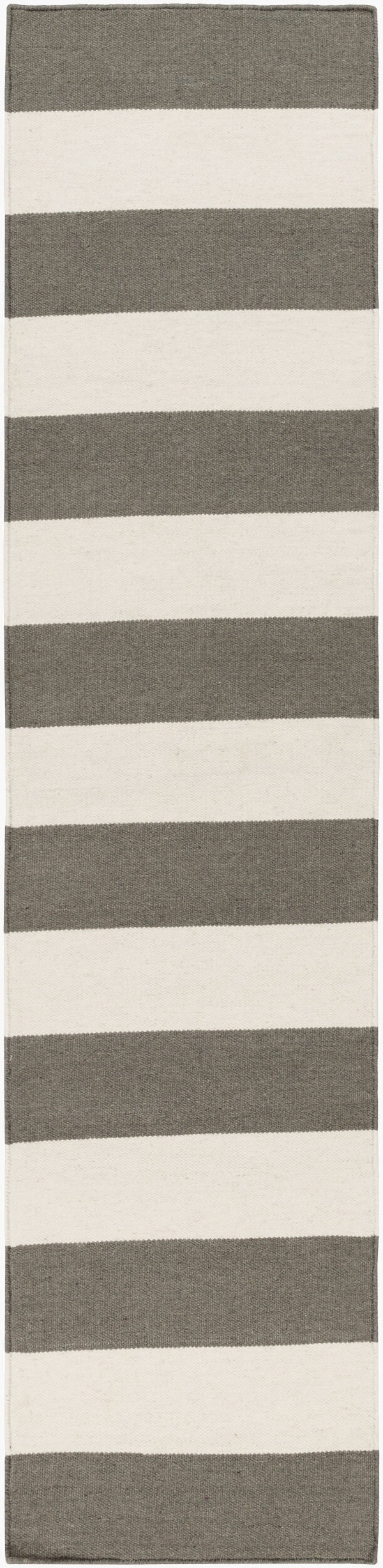 Surya Faithful 2' X 8' Handmade Wool Rug - Modern Low Pile Design For Durable, Charming Home Decor  Wool Awfai9120-28