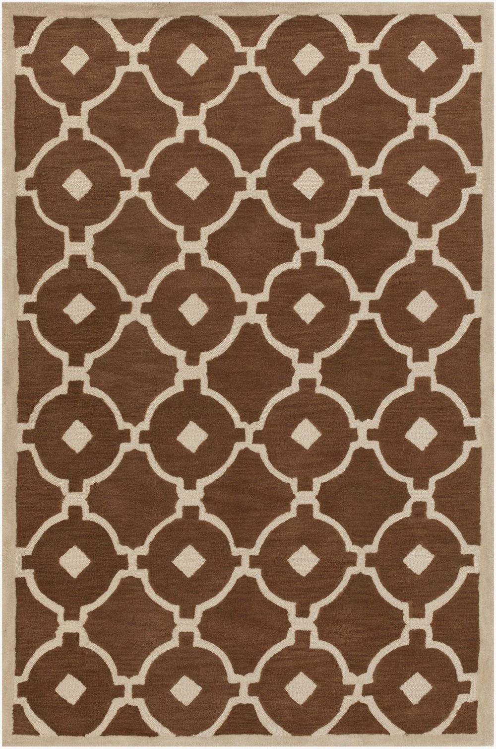 Surya Holden Hand Tufted Acrylic Accent Rug Geometric Modern Design for Entryway or Bedroom AWHL1086-23