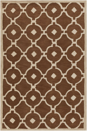 Surya Holden Hand Tufted Acrylic Accent Rug Geometric Modern Design for Entryway or Bedroom AWHL1086-23