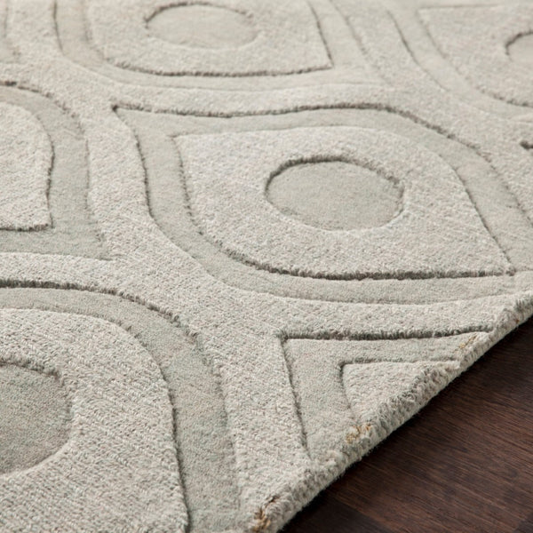 Surya Central Park Awhp-4000 Handmade 2'3" X 12' Wool Rug - Modern Decor With Timeless Elegance & Quality Sage Wool Awhp4000-238