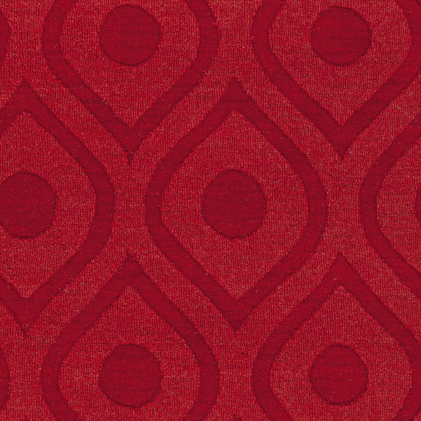 Surya Central Park Awhp-4000 Handmade 2'3" X 12' Wool Rug - Modern Decor With Timeless Elegance & Quality Red Wool Awhp4001-238