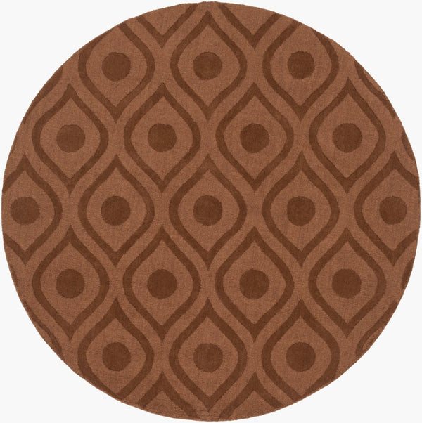 Surya Central Park Awhp-4000 Handmade 2'3" X 12' Wool Rug - Modern Decor With Timeless Elegance & Quality Dark Brown Wool Awhp4002-99rd