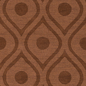 Surya Central Park Awhp-4000 Handmade 2'3" X 12' Wool Rug - Modern Decor With Timeless Elegance & Quality Dark Brown Wool Awhp4002-79rd