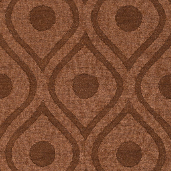 Surya Central Park Awhp-4000 Handmade 2'3" X 12' Wool Rug - Modern Decor With Timeless Elegance & Quality Dark Brown Wool Awhp4002-79rd