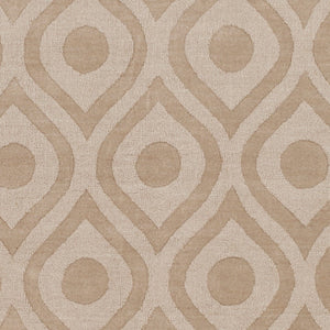 Surya Central Park Awhp-4000 Handmade 2'3" X 12' Wool Rug - Modern Decor With Timeless Elegance & Quality Tan Wool Awhp4003-2314