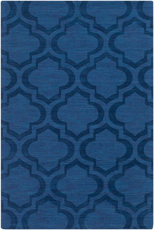 Surya Central Park Awhp-4000 Handmade 2'3" X 12' Wool Rug - Modern Decor With Timeless Elegance & Quality Blue Wool Awhp4008-69