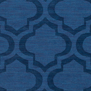 Surya Central Park Awhp-4000 Handmade 2'3" X 12' Wool Rug - Modern Decor With Timeless Elegance & Quality Blue Wool Awhp4008-69