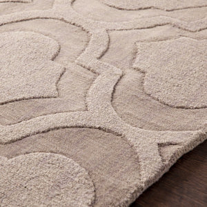 Surya Central Park Awhp-4000 Handmade 2'3" X 12' Wool Rug - Modern Decor With Timeless Elegance & Quality Charcoal Wool Awhp4009-79rd