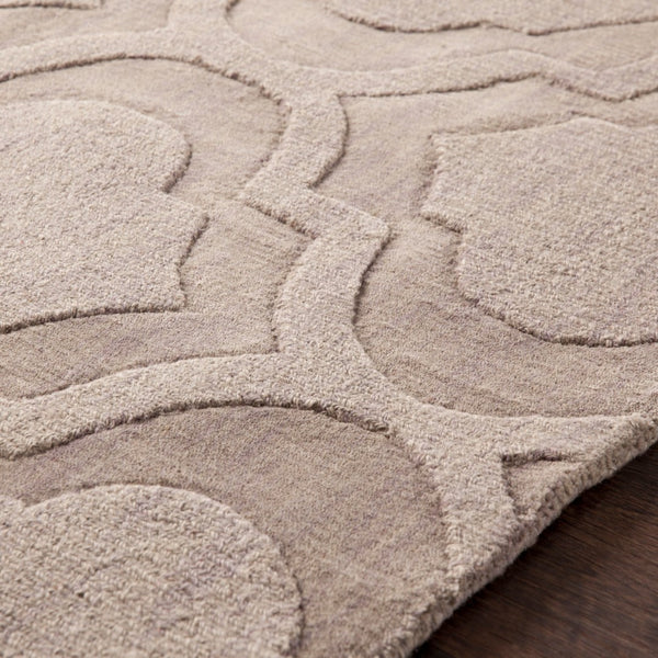 Surya Central Park Awhp-4000 Handmade 2'3" X 12' Wool Rug - Modern Decor With Timeless Elegance & Quality Charcoal Wool Awhp4009-79rd