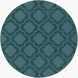 Surya Central Park Awhp-4000 Handmade 2'3" X 12' Wool Rug - Modern Decor With Timeless Elegance & Quality Blue Wool Awhp4010-79rd