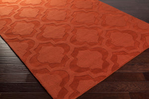 Surya Central Park Awhp-4000 Handmade 2'3" X 12' Wool Rug - Modern Decor With Timeless Elegance & Quality Rust Wool Awhp4015-99rd