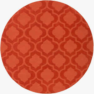 Surya Central Park Hand-loomed Wool Area Rug Square Contemporary Living Room Accent AWHP4015-6RD