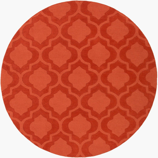 Surya Central Park Hand-loomed Wool Area Rug Square Contemporary Living Room Accent AWHP4015-6RD