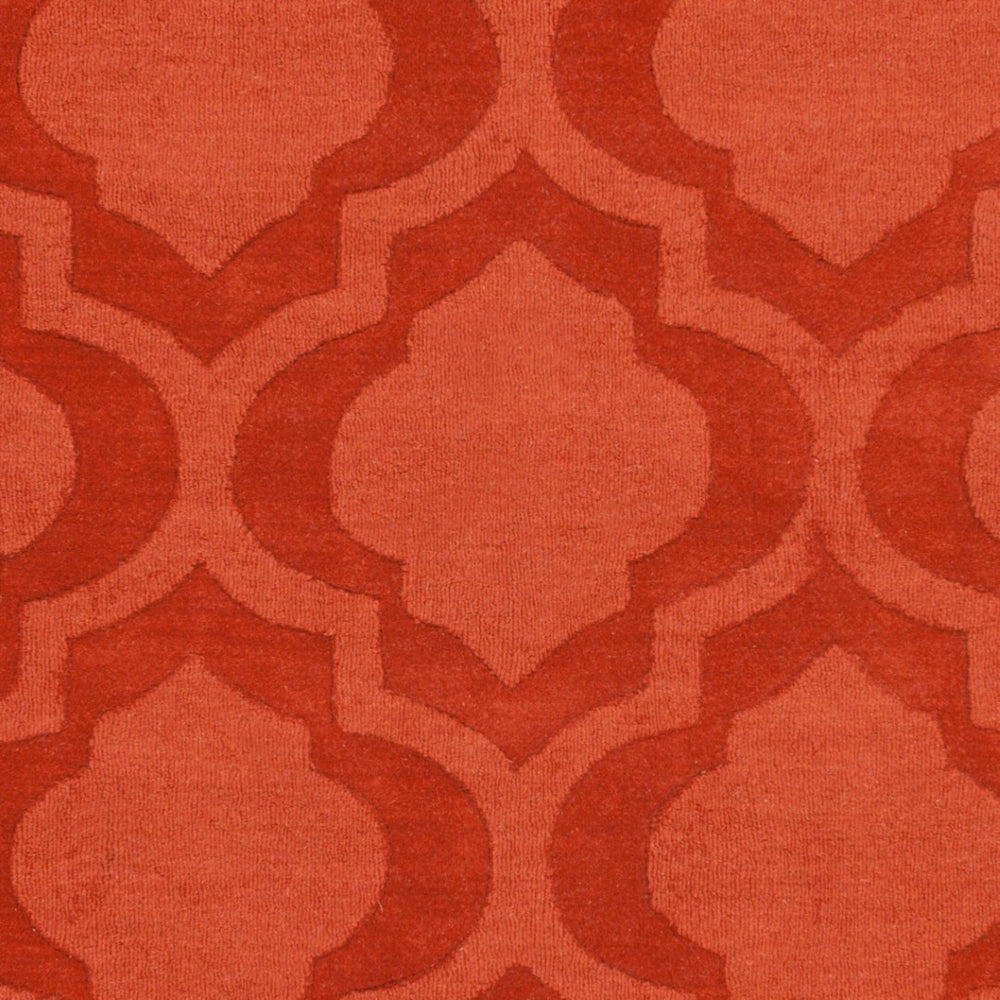 Surya Central Park Hand-loomed Wool Area Rug Square Contemporary Living Room Accent AWHP4015-6RD