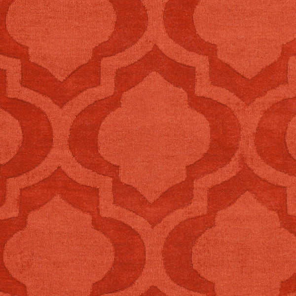 Surya Central Park Hand-loomed Wool Area Rug Square Contemporary Living Room Accent AWHP4015-6RD