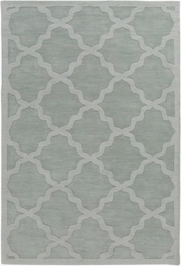 Surya Central Park Awhp-4000 Handmade 2'3" X 12' Wool Rug - Modern Decor With Timeless Elegance & Quality Gray Wool Awhp4017-2314