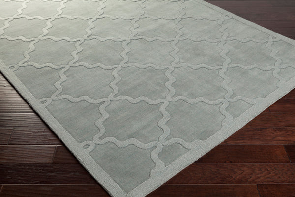 Surya Central Park Awhp-4000 Handmade 2'3" X 12' Wool Rug - Modern Decor With Timeless Elegance & Quality Gray Wool Awhp4017-2314