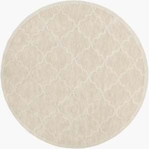 Livabliss Central Park Handloomed Wool Area Rug High Low Pile Texture for Living Room Beige 9'9" x 9'9" AWHP4021-99RD