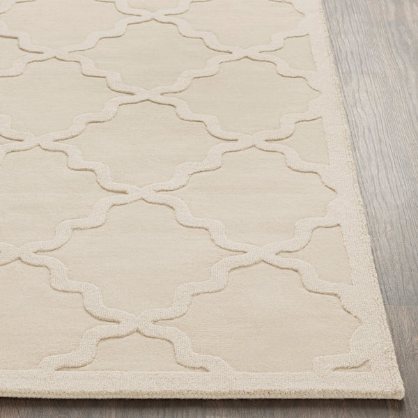 Livabliss Central Park Handloomed Wool Area Rug High Low Pile Texture for Living Room Beige 2'3" x 8' AWHP4021-238