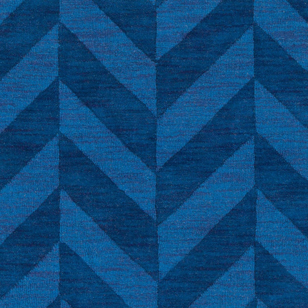 Surya Central Park Awhp-4000 Handmade 2'3" X 12' Wool Rug - Modern Decor With Timeless Elegance & Quality Dark Blue Wool Awhp4024-238