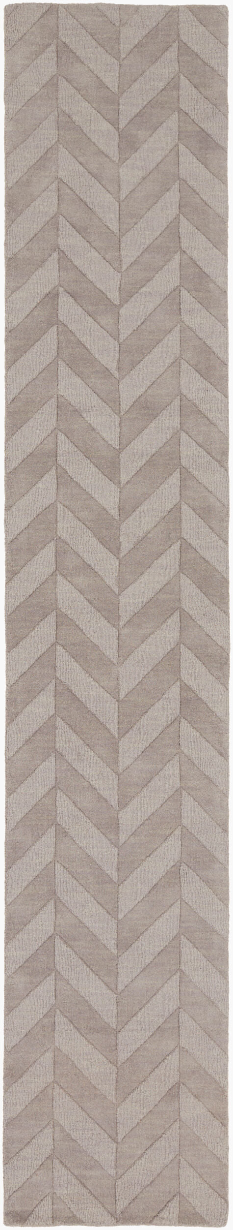 Surya Central Park Awhp-4000 Handmade 2'3" X 12' Wool Rug - Modern Decor With Timeless Elegance & Quality Charcoal Wool Awhp4025-238