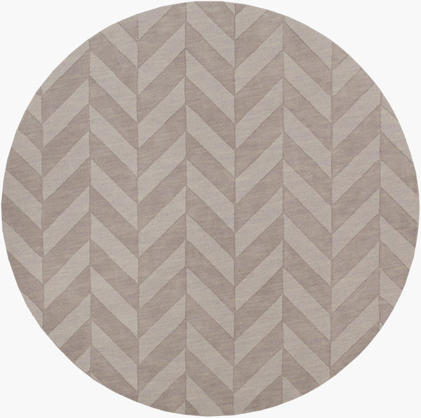 Surya Central Park Awhp-4000 Handmade 2'3" X 12' Wool Rug - Modern Decor With Timeless Elegance & Quality Charcoal Wool Awhp4025-6rd