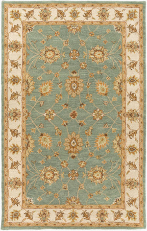 Livabliss Middleton Hand Tufted Wool Accent Rug Plush Traditional Style for Entryway Bath Medium Green, G 3' x 5' AWHR2058-35