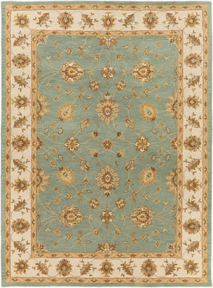 Livabliss Middleton Hand Tufted Wool Accent Rug Plush Traditional Style for Entryway Bath Medium Green, G 8' x 11' AWHR2058-811
