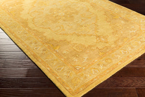Livabliss Middleton Hand Tufted Wool Area Rug Traditional Accent for Entryway Bedroom Bath Mustard, Rust 2' x 3' AWHR2059-23