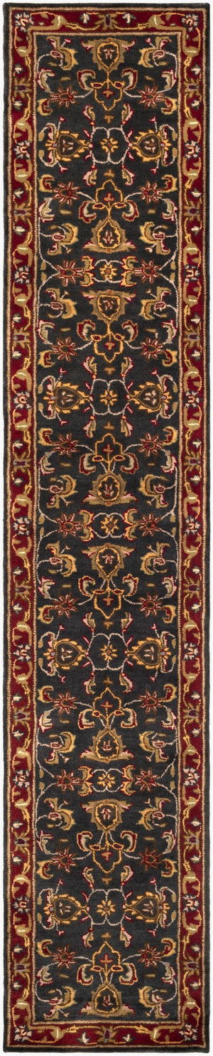 Livabliss Middleton Hand Tufted Wool Area Rug Traditional Pattern for Entryway or Bedroom Red, Navy 2'3" x 12' AWHY2061-2312