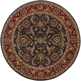 Middleton AWHY-2061 3'6" x 3'6" Handmade Rug AWHY2061-36RD Livabliss Surya