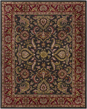 Livabliss Middleton Hand Tufted Wool Area Rug Traditional Pattern for Entryway or Bedroom Red, Navy 7'6" x 9'6" AWHY2061-7696