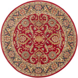 Middleton AWHY-2062 3'6" x 3'6" Handmade Rug AWHY2062-36RD Livabliss Surya