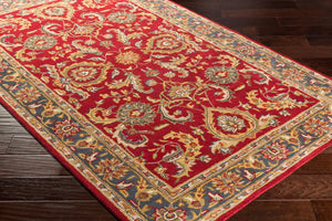 Livabliss Middleton Hand-tufted Wool Square Area Rug Traditional Pattern for Bedroom Entryway AWHY2062-36RD