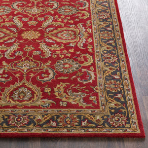 Livabliss Middleton Hand-tufted Wool Square Area Rug Traditional Pattern for Bedroom Entryway AWHY2062-36RD