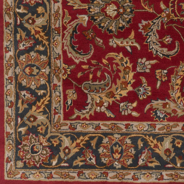Livabliss Middleton Hand-tufted Wool Square Area Rug Traditional Pattern for Bedroom Entryway AWHY2062-36RD