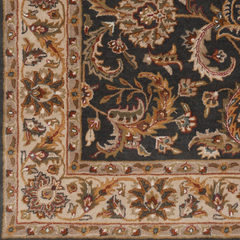 Surya Middleton 2'3" X 10' Handcrafted Wool Area Rug – Timeless Elegance For Your Home Décor And Comfort Deep Teal Wool Awhy2063-36rd